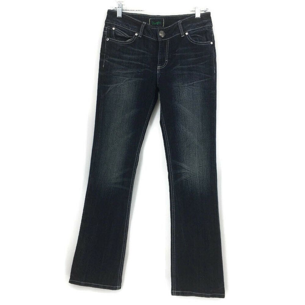 Wrangler Women's Boot Cut Jeans - Dark Blue